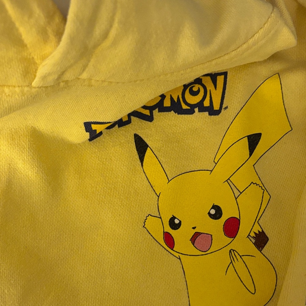 SOLD - Pokemon Yellow Pikachu Kids Hoodie